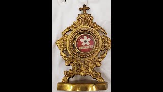 Relic donation 2021 Pope Pius X to Red Skelton