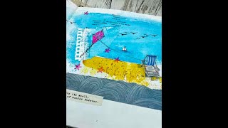 Bringing two pages together -  Collage sea side