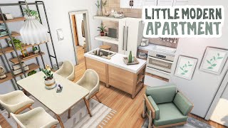 Little Modern Apartment || The Sims 4 Apartment Renovation: Speed Build