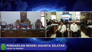 PERSIDANGAN PERKARA PIDANA  OBSTRUCTION OF JUSTICE  TERDAKWA IRFAN