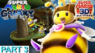 Super Mario galaxy | 100% playthrough [switch] part 3 | PROTECT THE QUEEN! *clicking intensifies*