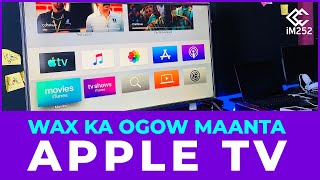 Horey ma u aragtay Apple TV? Wax ka ogow maanta.