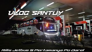 Vlog Santuy|Rilisan Jetbus 5 SHD Hino RM 280 Milik Po Darel From Karoseri Adiputro