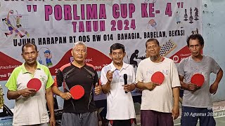 FINAL || PINGPONG || PORLIMA CUP Ke- 4 || Sauji & Suhani vs Indragun & Widodo