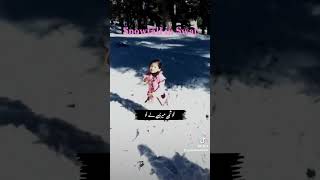 Snowfall #nature #love #funny #syedaminkhantv #ytshort #youtubeshorts