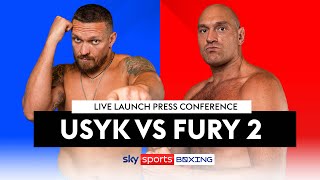 USYK VS FURY 2 🔥 | Launch Press Conference