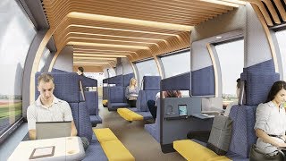 NS, Mecanoo and Gispen share their common vision of a train interior of the Future (NL)