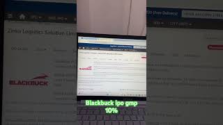 BLACKBUCK IPO GMP AND PRICES | Latest market gmp | Good return ipo