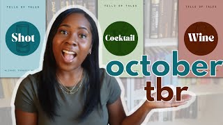 october 2022 tbr game | alcohol chooses my tbr 🍹🍷