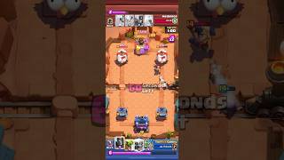 EVO MegaKnight Againt Golem Deck #clashroyale #shorts