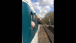 41001 departs Orton Mere on the 9th of April 2016