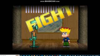 MUGEN: Squidward (Me) vs Johnny Test