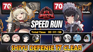 SPEED RUN 1m56s!! "DISORDER!!" M0W0 Burnice x Jane Doe & Ellen Hypercarry in New Shiyu Defense 17