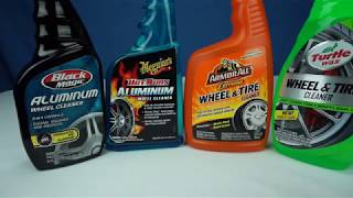 Budget Wheel Cleaner Shootout - Four $5 Bottles Tested