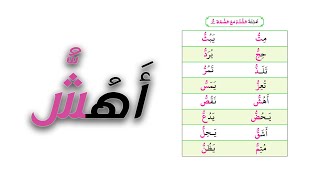 القاعدة المدنية |الشدة مع الضمة|مع الأمثلة 14 | Learning Reading in Arabic for beginners lesson 14