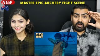 MASTER ARCHERY SCENE REACTION | Thalapathy Vijay | Arrow Fight Scene