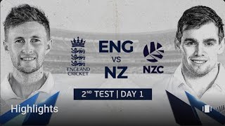 England vs New Zealand 2nd Test Day 1 Highlights 2021 Edgbaston WCC3 Gameplay