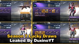 All New Lucky Draws Season 7 - 2024 - Mythic Ghost, Legendary ISO, AK117 And SP-R 208