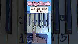 BABY SHARK SONG - Beginner Piano Tutorial