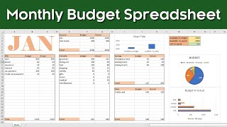 Excel Monthly Budget Template 2023