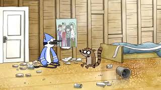 Mordecai and Rigby fix the hole - Regular Show