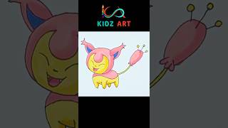 Drawing Skitty | Pokemon #shorts #drawing #howtodraw