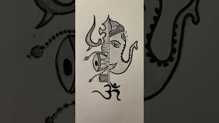 Ganesha drawing|ganeshji pencil sketch|simple ganesha drawing|ganpati drawing|ganpati bappamorya