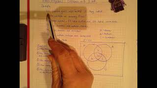 Sets - Venn Diagrams - problems with 3 sets