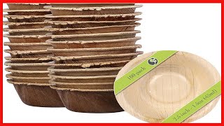 Great product -  Naturally Chic Palm Leaf Bowls - 2.5 Inch Round - Bamboo Like, Eco Friendly, Dispos