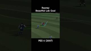 Rooney beautiful lob goal Pes 6 2007