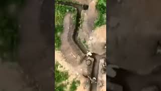 59th Motorized Brigade of Ukraine using drone-dropped munition to target troops in trenches