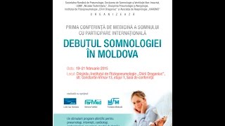 Debutul Somnologiei in Moldova 2015