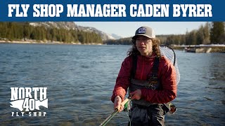 Fly Shop Manager Caden Byrer