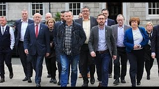 Right2Water TD's at Leinster House claim 'Victory' Apr 5th 2017