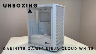 UNBOXING E REVIEW | GABINETE GAMER NINJA CLOUD WHITE