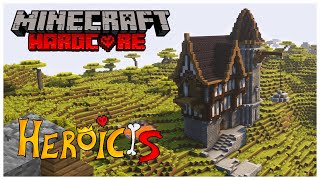 J'ai Build une Guilde Marchande en Survie dans Minecraft Hardcore !!