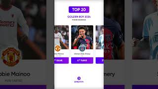 Golden Boy 2024 Rankings #goldenboy #shorts