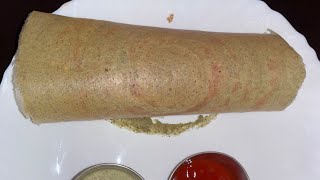 5 मिनट मे बनने वाला CRISPY नाश्ता|| protein Rich Green Moong Dosa/ Pesarattu|| Healthy Breakfast