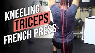 How to Do Triceps French Press with Resistance Bands: Best Exercises for Arms With Resistance Bands!