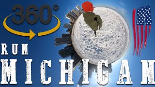 Run sur le lac Michigan gelé en 360° #gopromax #chicago #lakemichigan