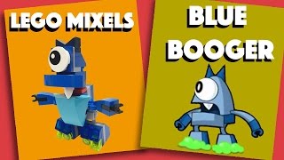 Lego Mixels - Blue Booger Stop Motion Build (How to build)