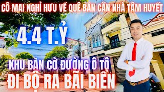 🔥Giúp cô Mai nghỉ hưu về quê bán căn nhà tâm huyết đi bộ ra biển Nha Trang - Khu bàn cờ đường ô tô