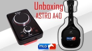 Unboxing - ASTRO A40 7.1 MLG Gaming Headset 2012 (PC, Xbox 360, PS3) [Deutsch/German 1080p]