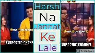 Harsh na Jannat zubair ke Lale Funny 😄 Memes