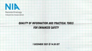 Quality of information and practical tools for enhanced safety