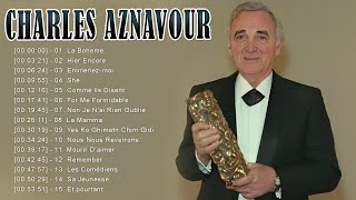 Charles Aznavour Les Plus Grands Succès 2024 - The Top Songs Of Charles Aznavour 2024