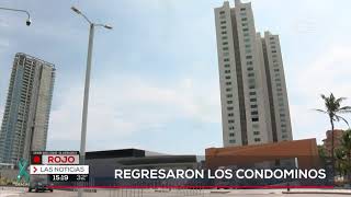 Los condóminos ya regresaron a la torre JV de Boca del Río