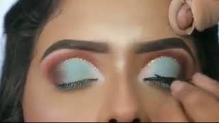 half cut crease eye makeup tutorial | step by step cut crease makeup tutorial | creative eye makeup