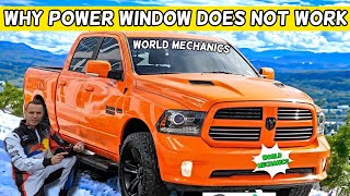 DODGE RAM WHY POWER WINDOW DOES NOT WORK DODGE RAM 1500 2500 3500 2013 2014 2015 2016 2017 2018