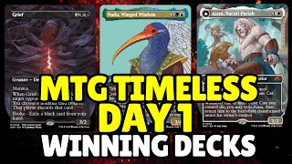 MTG Arena Timeless - Day 1 Decks Putting Up Results | Modern Horizon 3